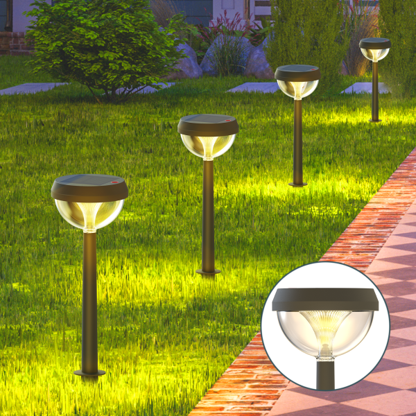 solar pathway lights warmwhite