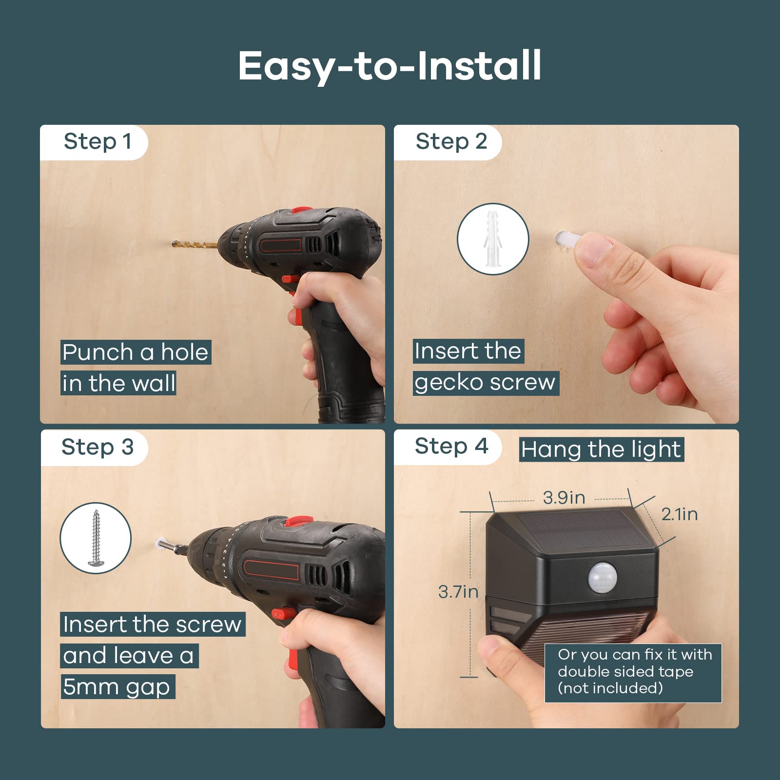 solar deck lights